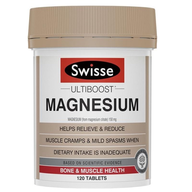 Swisse 補(bǔ)充鎂片 120粒（緩解抽筋肌肉痙攣）