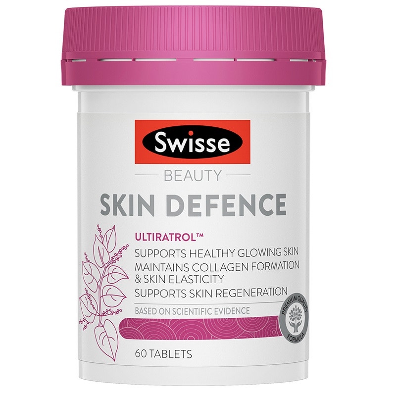 Swisse 高光片 60片 (煙酰胺+白藜蘆醇+葡萄籽，煥白淡黑)