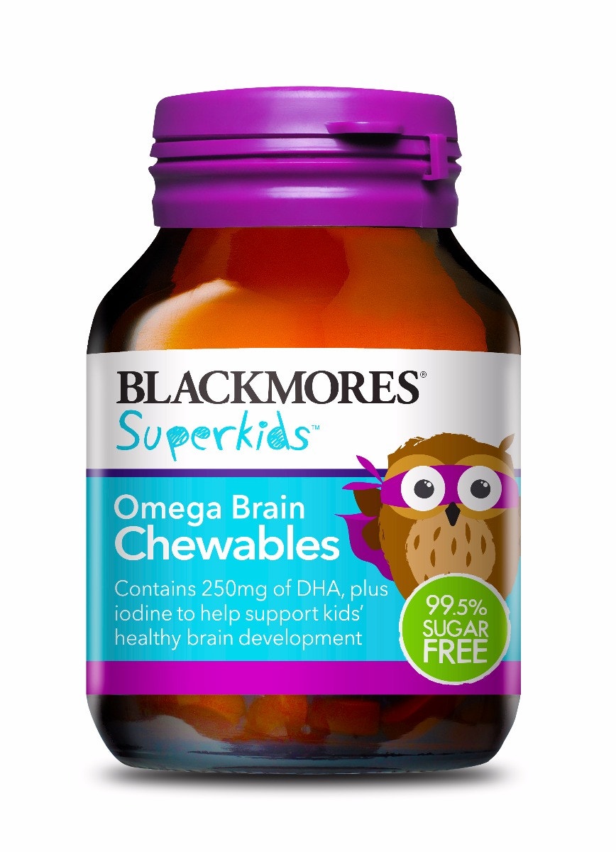 Blackmores SuperKids 兒童Omega聰明魚油咀嚼片 50片