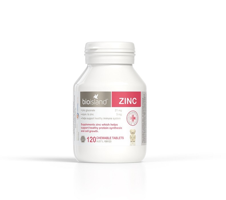 Bio Island 生物島 Zinc 嬰幼兒天然補鋅咀嚼片 120片