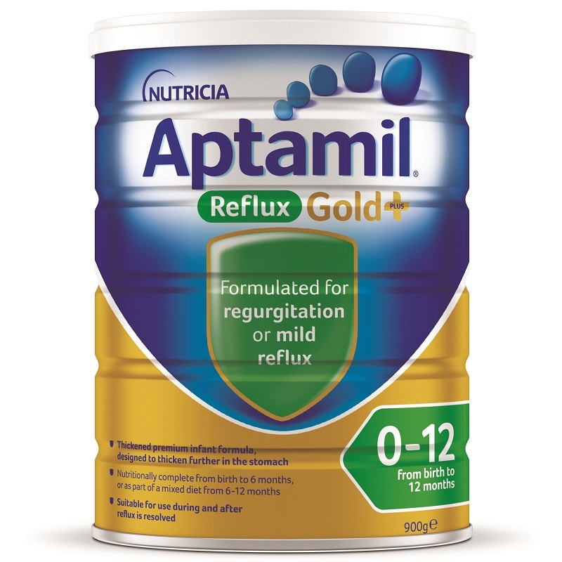 Aptamil 澳洲愛他美 金裝嬰幼兒配方奶粉 防吐型 適合吐奶打嗝寶寶（1-2段）0-12月 900g