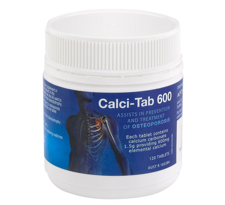 Calci-Tab 卡爾奇健骨補鈣片 600mg（增強骨骼強度）120片