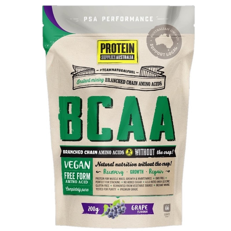 Protein Supplies Australia 氨基酸蛋白質粉（葡萄味）200g