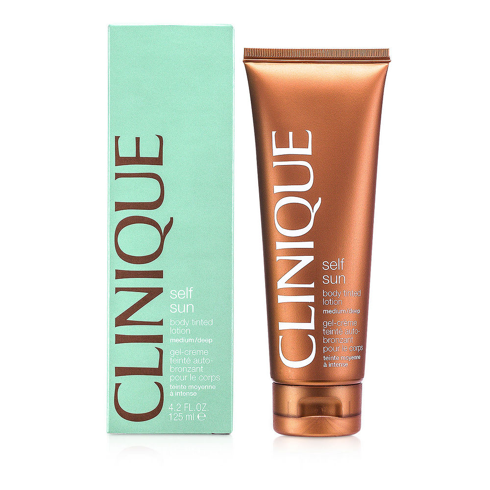 --Clinique; day care; Self-Sun Body Tinted Lotion - Medium  Deep --125ml 4 2oz