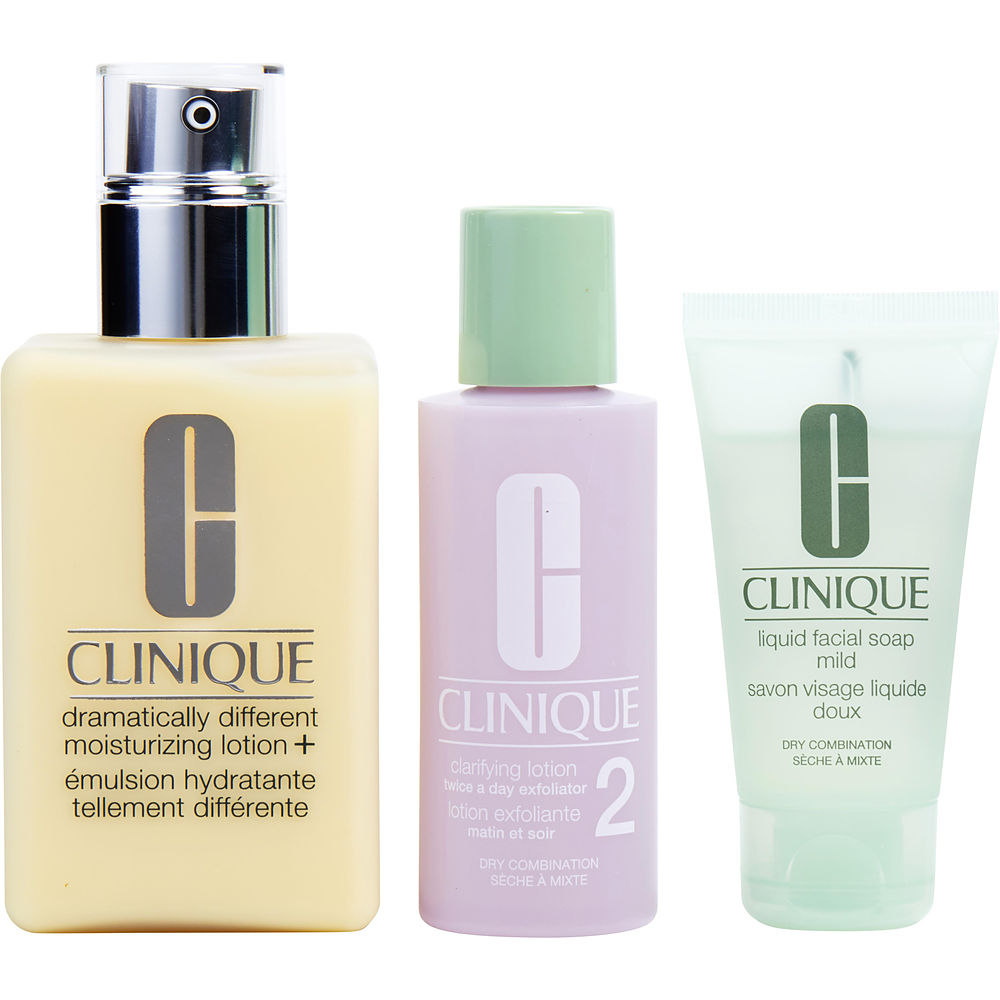 CLINIQUE 倩碧護膚套裝  黃油特效潤膚露200ml+液體潔面皂30ml+2號潔膚水60ml