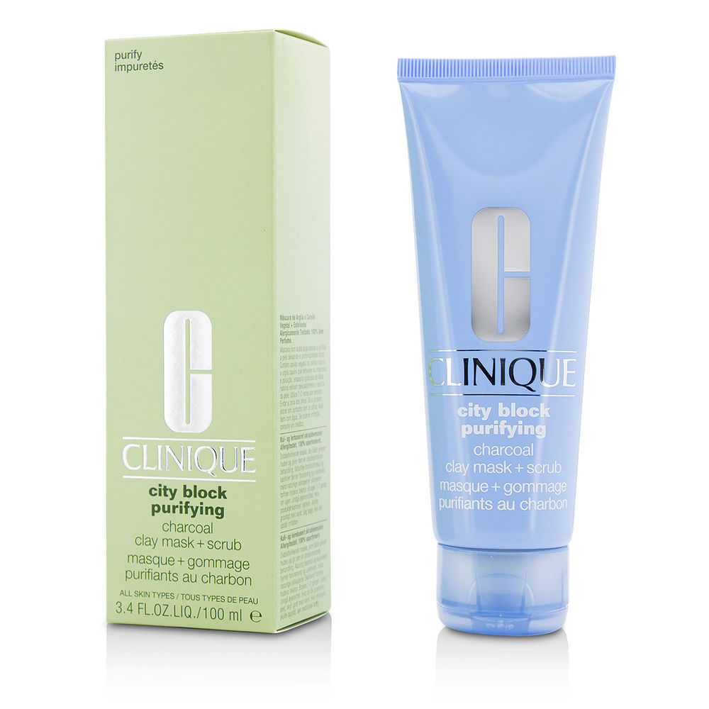 Clinique 倩碧 都市凈透炭泥按摩面膜 100ml