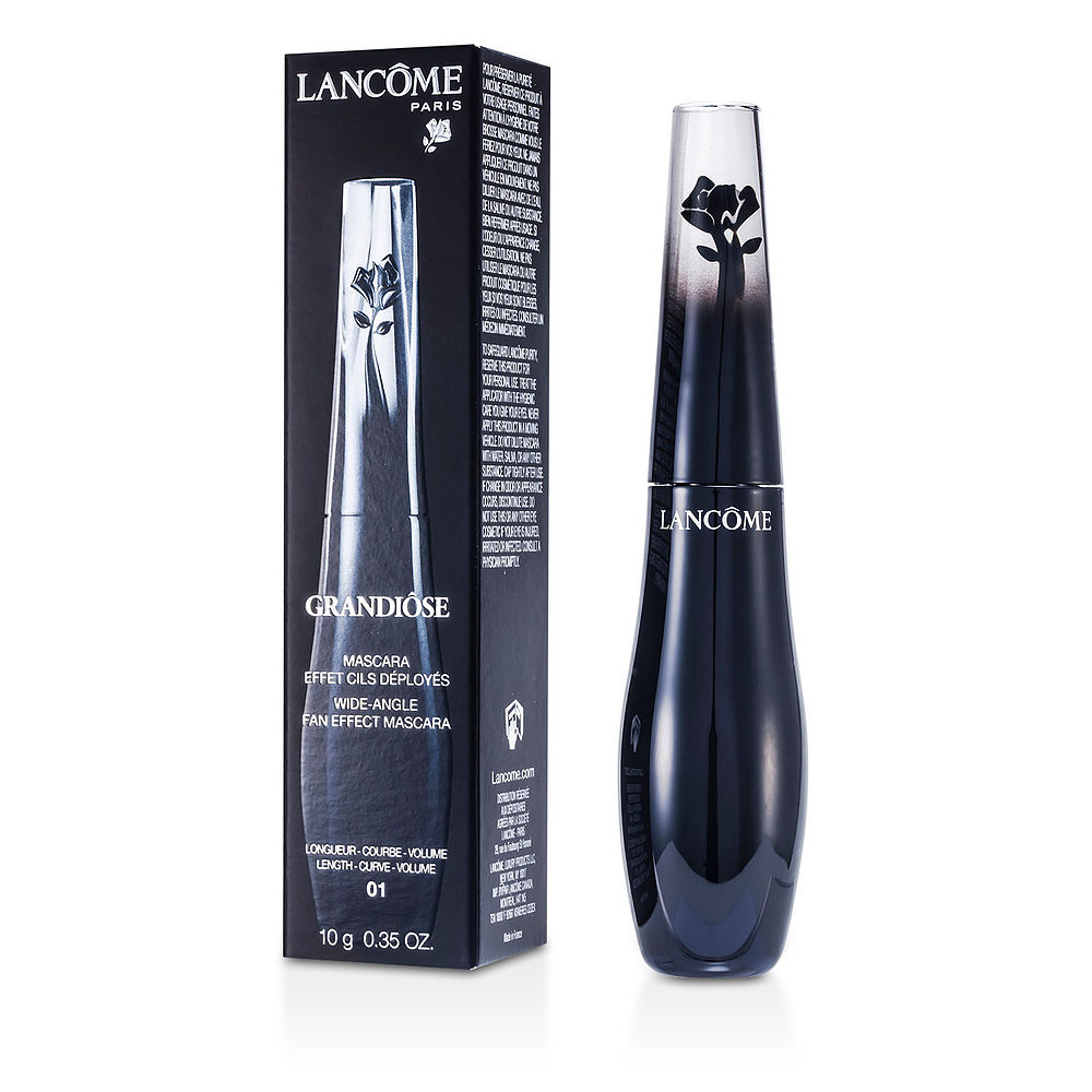 Lancome 蘭蔻 廣角羽扇防暈染睫毛膏 天鵝頸刷頭 濃密卷翹持久定型 10g -   01 Noir Mirifique