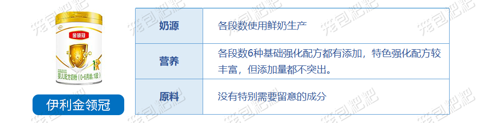 伊利金領(lǐng)冠奶粉