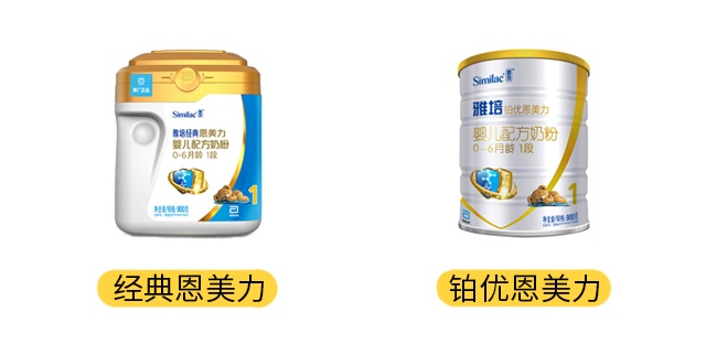 雅培鉑優恩美力和經典恩美力產品圖 雅培鉑優恩美力和經典恩美力產品圖