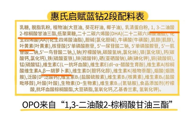 惠氏啟賦藍鉆3段配料表 惠氏啟賦藍鉆3段配料表