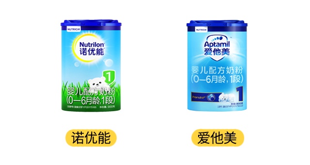 諾優能和愛他美產品圖