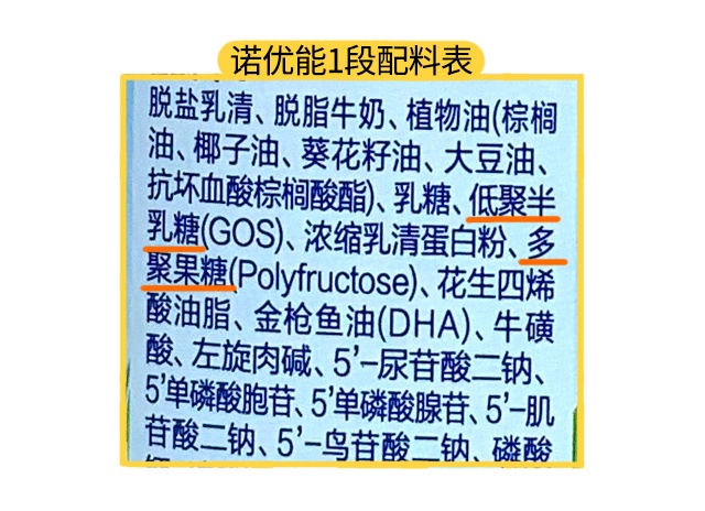 諾優能1段配料表