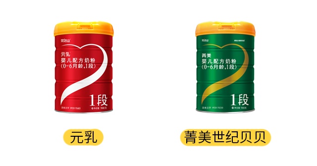 完達山菁美世紀貝貝和元乳產品圖