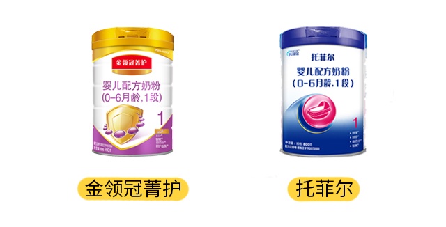 伊利菁護和托菲爾產品圖