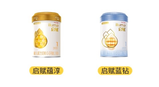 惠氏啟賦藍鉆和蘊淳產品圖