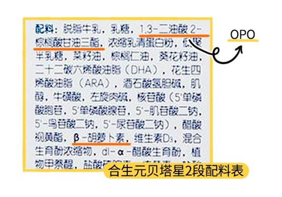 合生元貝塔星3段配料表 合生元貝塔星3段配料表