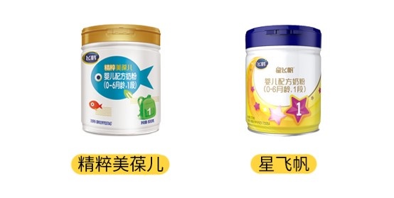 飛鶴星飛帆和精粹美葆兒產(chǎn)品圖