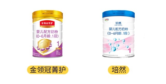 伊利菁護和培然產品圖