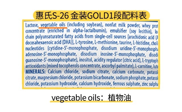 新西蘭版s-26金裝GOLD1段配料表