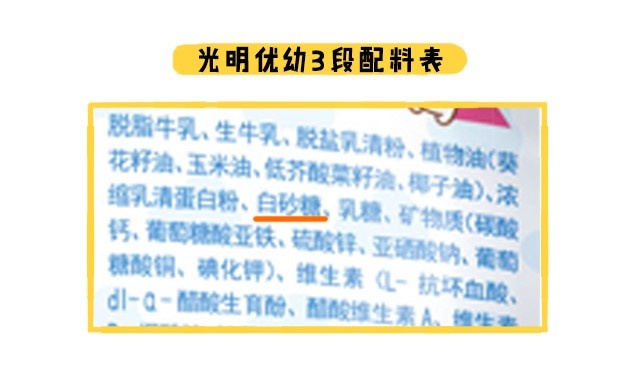 光明優(yōu)幼3段白砂糖