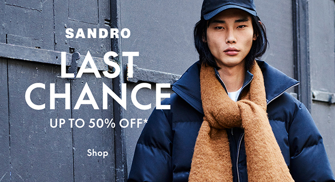 Sandro 2021冬季服飾低至五折 快來搶購！
