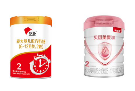 貝因美愛加2段和紅旗幟2段比較，哪款奶粉更適合？