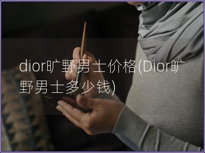 dior曠野男士價格(Dior曠野男士多少錢)