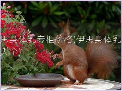 伊思身體乳專柜價格(伊思身體乳價格大全)