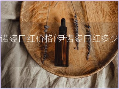 伊諾姿口紅價格(伊諾姿口紅多少錢)