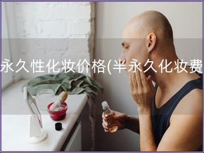 半永久性化妝價格(半永久化妝費用) 半永久性化妝價格(半永久化妝費用)