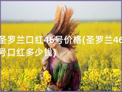 圣羅蘭口紅46號價格(圣羅蘭46號口紅多少錢)