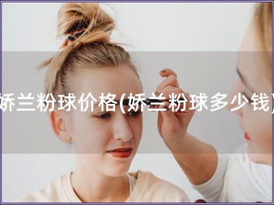 嬌蘭粉球價格(嬌蘭粉球多少錢)