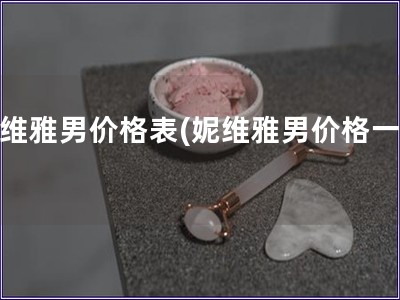 妮維雅男價格表(妮維雅男價格一覽)