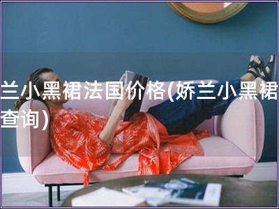 嬌蘭小黑裙法國價格(嬌蘭小黑裙價格查詢)