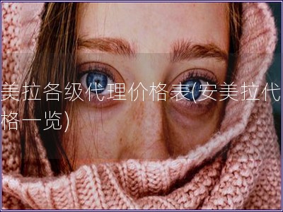 安美拉各級(jí)代理價(jià)格表(安美拉代理價(jià)格一覽)