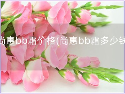 尚惠bb霜價格(尚惠bb霜多少錢)