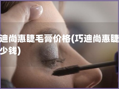 巧迪尚惠睫毛膏價格(巧迪尚惠睫膏多少錢)