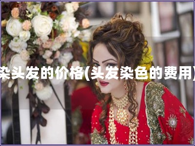 染頭發(fā)的價(jià)格(頭發(fā)染色的費(fèi)用)