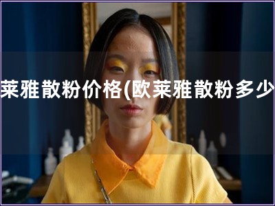 歐萊雅散粉價格(歐萊雅散粉多少錢)