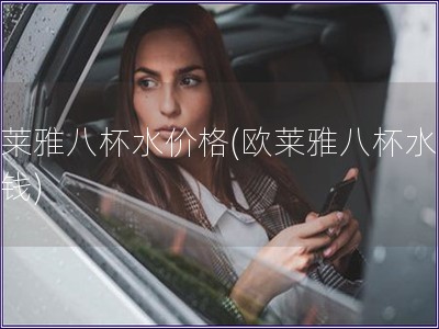 歐萊雅八杯水價格(歐萊雅八杯水多少錢)