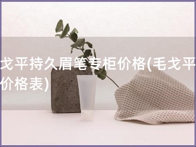 毛戈平持久眉筆專柜價格(毛戈平眉筆價格表)