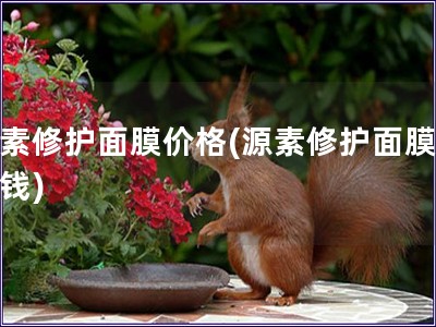 源素修護面膜價格(源素修護面膜多少錢)