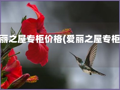 愛麗之屋專柜價格(愛麗之屋專柜價)