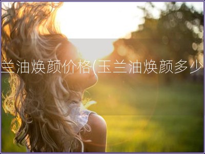 玉蘭油煥顏價格(玉蘭油煥顏多少錢)