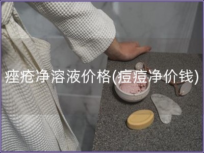 痤瘡凈溶液價格(痘痘凈價錢)