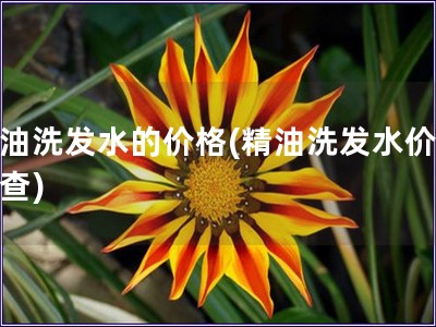 精油洗發(fā)水的價(jià)格(精油洗發(fā)水價(jià)格調(diào)查)