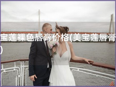 美寶蓮裸色唇膏價格(美寶蓮唇膏價位)