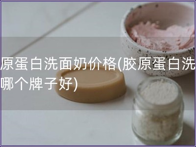 膠原蛋白洗面奶價格(膠原蛋白洗面奶哪個牌子好)