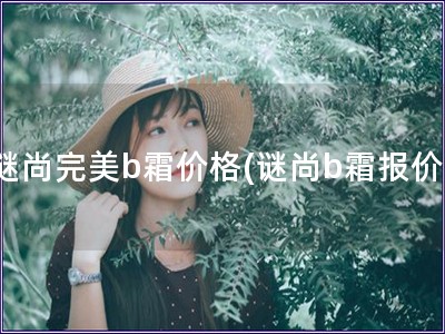 謎尚完美b霜價格(謎尚b霜報價)