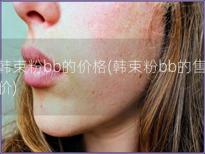 韓束粉bb的價格(韓束粉bb的售價)